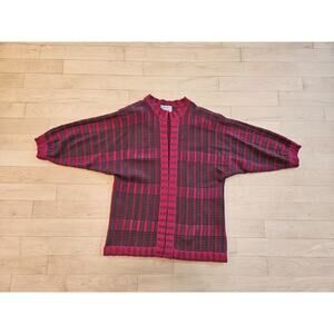 Irish Wool Sweater by Designer Michelina Stacpoole Size Lg/XLg